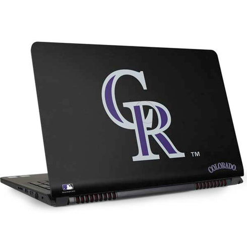 MLB Colorado Rockies - Solid Distressed Dell Inspiron Skin